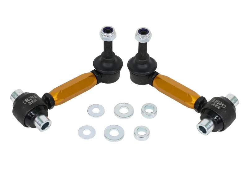 Whiteline 14-23 Mini Cooper (Hardtop) Base/S/JCW Adjustable Sway Bar Link Kit - Side View