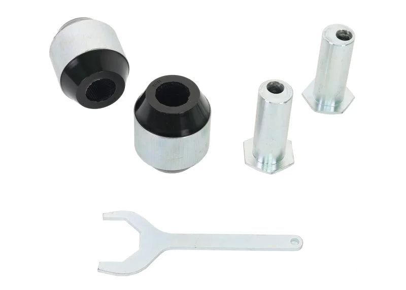 Whiteline 15-21 Ford Mustang Caster Correction Alignment Kit - Front - Side View
