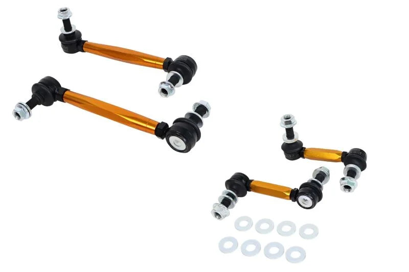 Whiteline 15-25 Ford Mustang Adjustable Sway Bar Vehicle Link Kit - Main Product View
