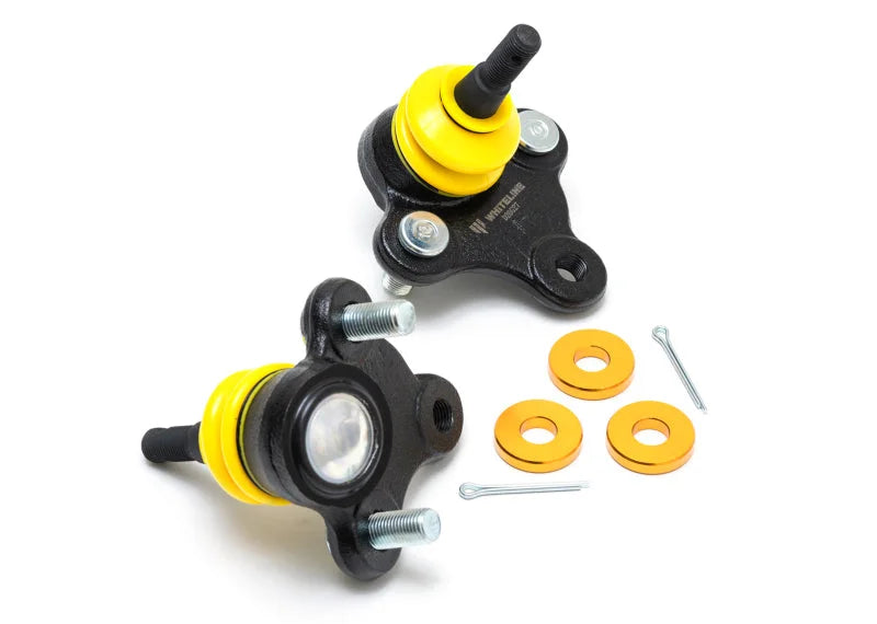 Whiteline 16+ Hyundai Elantra GT/18+ Veloster/17+ I30N Front Roll Center/Bump Steer Correction Kit - Side View
