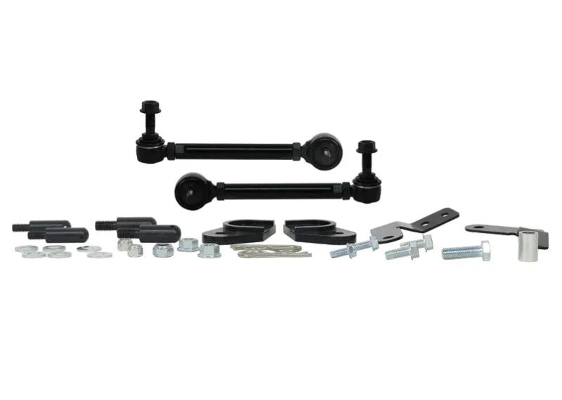 Whiteline 18-19 Jeep Wrangler Front Sway Bar Link Kit - Side View