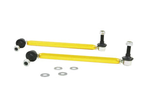 Whiteline 18-19 Kia Stinger Front Sway Bar Link Assembly Heavy Duty Adjustable Steel Ball - Main Product View