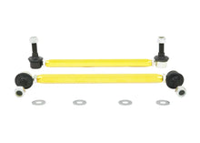 Load image into Gallery viewer, Whiteline 18-19 Kia Stinger Front Sway Bar Link Assembly Heavy Duty Adjustable Steel Ball - Installation View