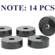 Load image into Gallery viewer, Whiteline 1959-1973 Jeep CJ5 Body Mount Bushing Set - Side View