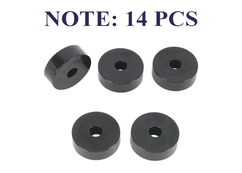 Whiteline 1959-1973 Jeep CJ5 Body Mount Bushing Set - Detail View