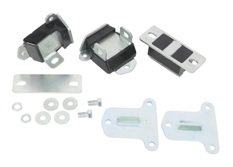 Whiteline 1963-1982 Chevrolet Corvette Complete Engine and Transmission Mount Set - Side View