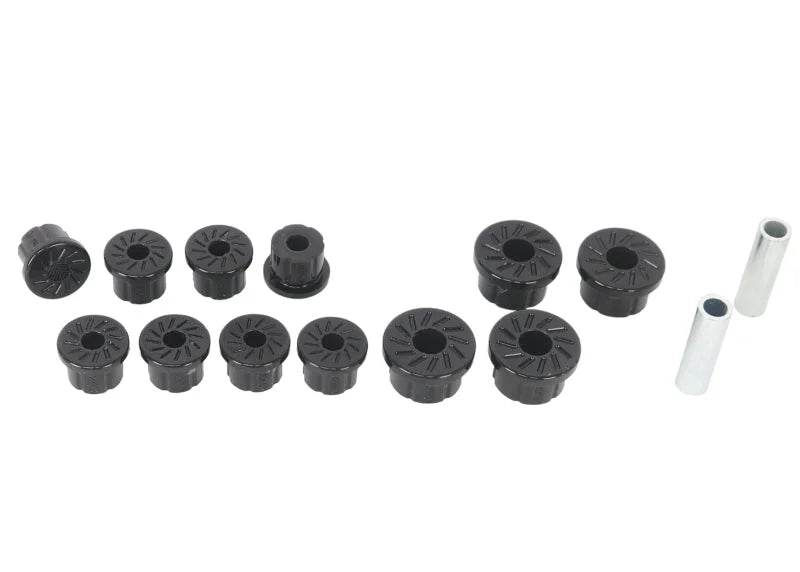 Whiteline 1986-1995 Suzuki Samurai Front Leaf Spring Eye And Shackle Bushings - Side View