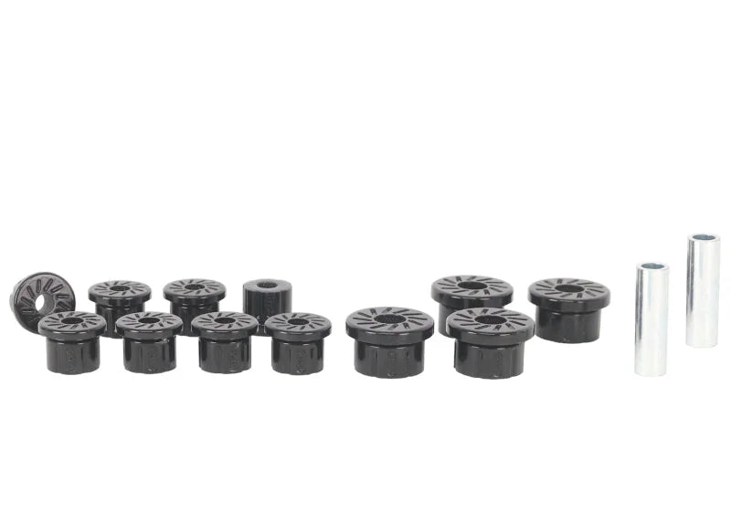 Whiteline 1986-1995 Suzuki Samurai Front Leaf Spring Eye And Shackle Bushings - Detail View