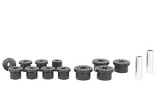 Load image into Gallery viewer, Whiteline 1986-1995 Suzuki Samurai Front Leaf Spring Eye And Shackle Bushings - Detail View