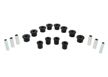Load image into Gallery viewer, Whiteline 2003-2009 Dodge Ram 2500 Spring - Eye Front/Rear And Shackle Bushing - Side View