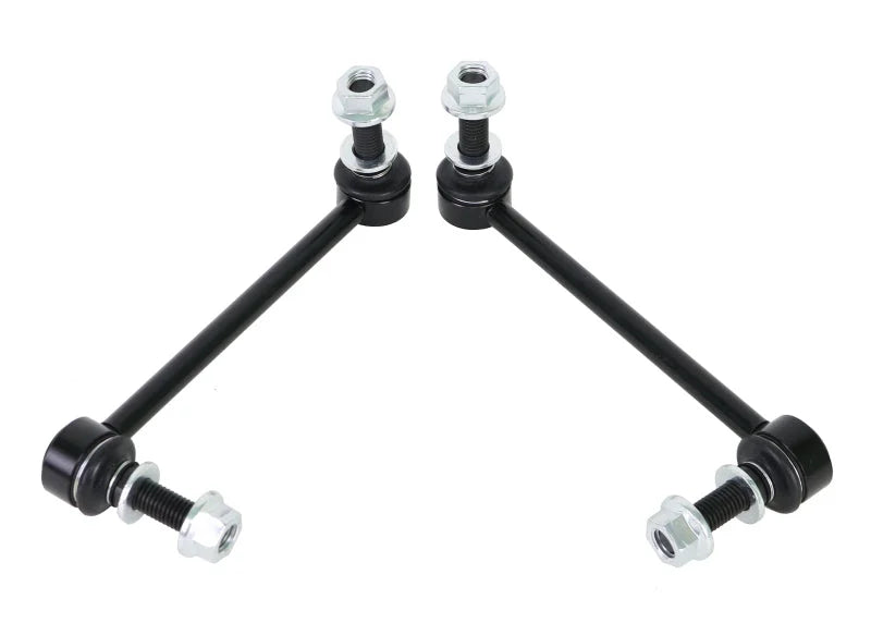 Whiteline 2005+ Chrysler 300 / 11-21 Dodge Challenger Front Sway Bar - Link Kit - Side View