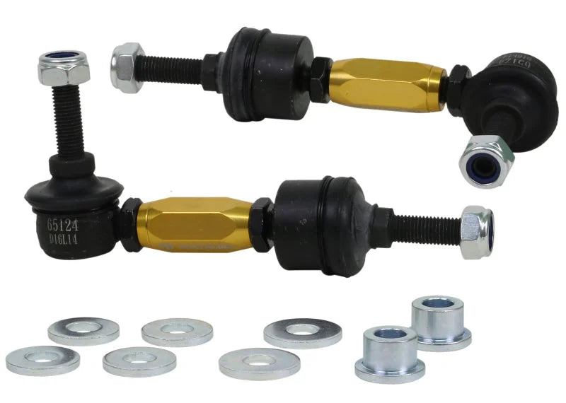 Whiteline 2012+ Ford Focus ST Rear Adjustable Heavy Duty Sway Bar Link Kit - Main Product View