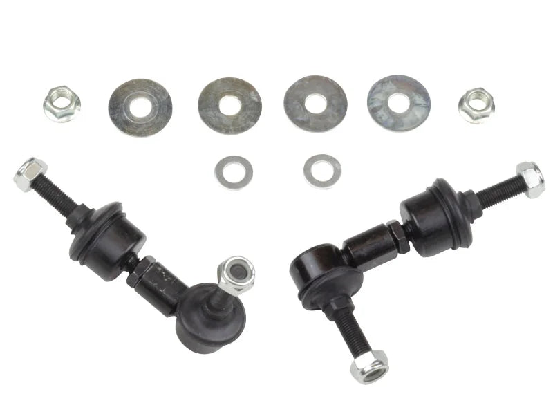 Whiteline 5/05+ Ford Focus / 04+ Mazda 3 BK Rear Swaybar Link Kit H/Duty Adj Steel Ball - Main Product View