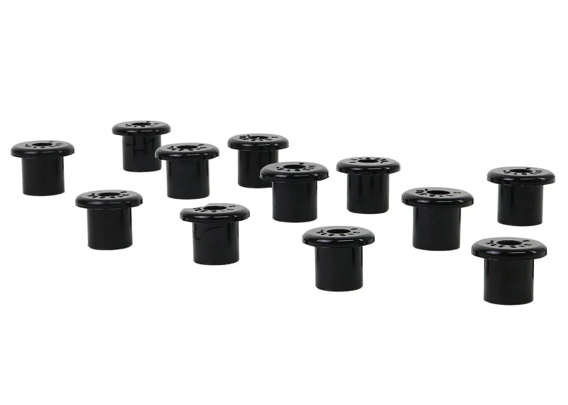 Whiteline 76-86 Jeep CJ7 Spring Eye Front/Rear and Shackle Bushing Kit - Main Product View