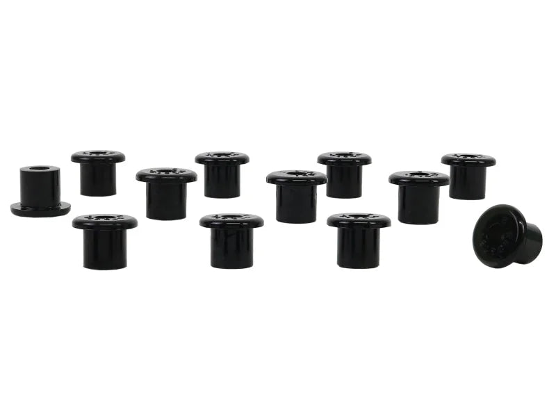 Whiteline 76-86 Jeep CJ7 Spring Eye Front/Rear and Shackle Bushing Kit - Detail View
