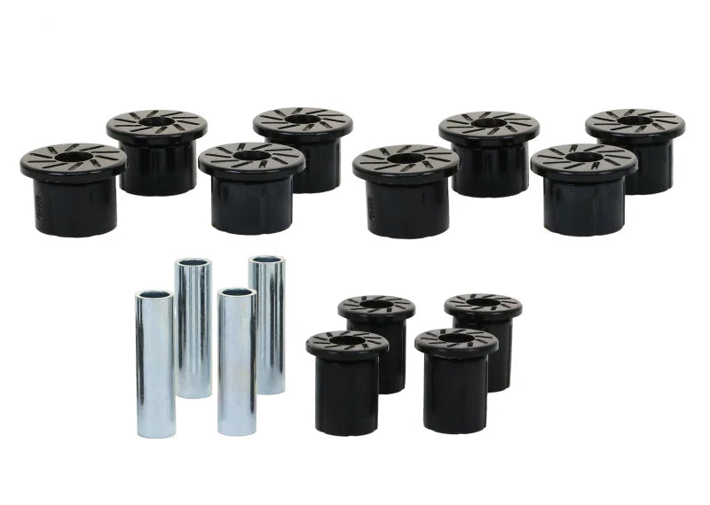 Whiteline 89-95 Toyota Pickup / 01-04 Toyota Tacoma Rear Leaf Spring Shackle Bushing Kit - Detail View