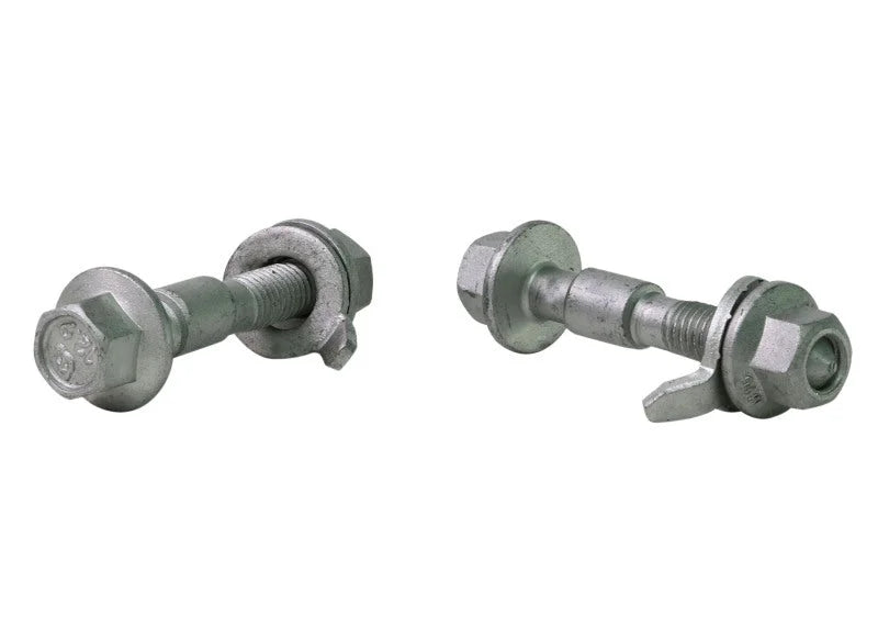 Whiteline 89-98 Nissan 240SX S13 & S14 Front / 6/09+ Chevy Cruze JG Camber Adjusting Bolt Kit - 12mm - Back View