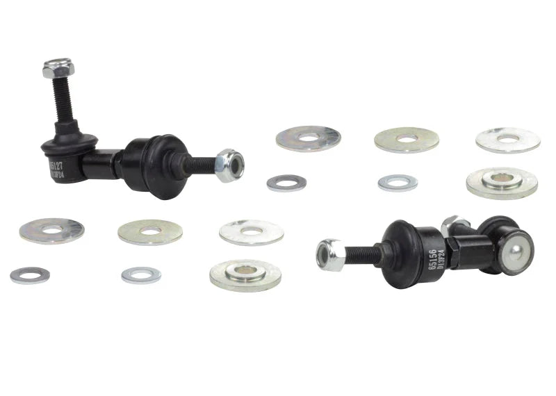 Whiteline 89-98 Nissan 240SX S13 & S14 Front Swaybar link kit-adjustable ball end links - Back View