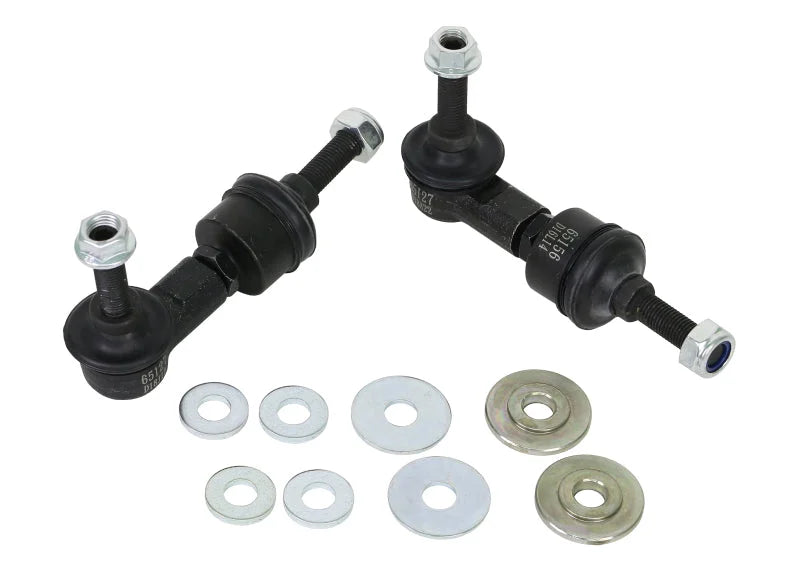 Whiteline 89-98 Nissan 240SX S13 & S14 Rear Swaybar link kit-adjustable ball end links - Side View