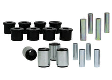 Load image into Gallery viewer, Whiteline 90-05 Mazda Miata (NA/NB Chassis) Front Control Arm Bushing Kit - Installation View