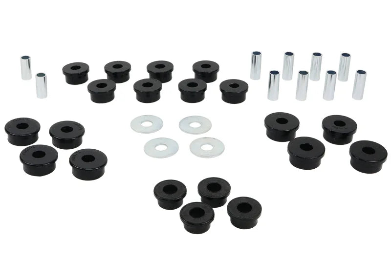 Whiteline 91-97 Toyota Land Cruiser / 96-79 Lexus LX450 Rear Vehicle Essentials Bushing Kit - Side View