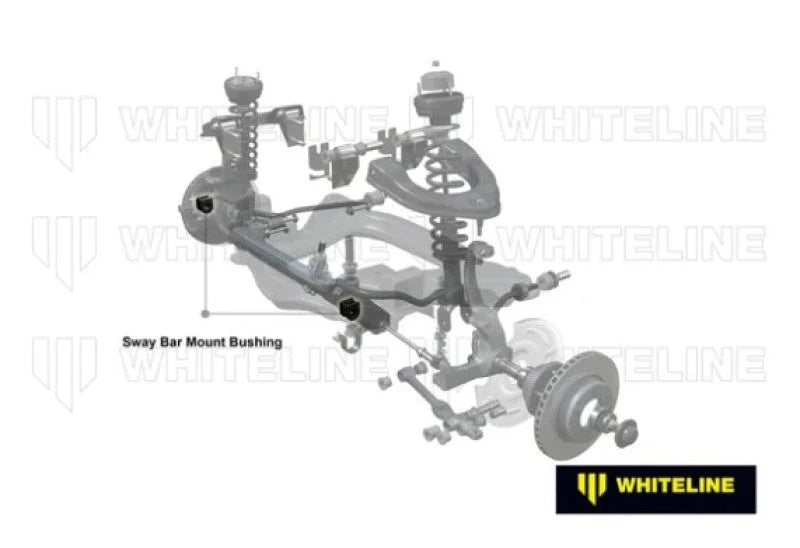 Whiteline 94-99 Skyline R33 GTS RWD /89-93 Skyline R32 GTS RWD 24mm Front Sway Bar Mount Bushing Kit - Installation View