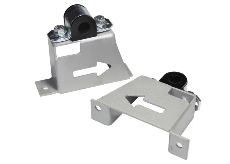 Whiteline 98-02 Subaru Forester Rear Swaybar mount-h/duty kit - Side View