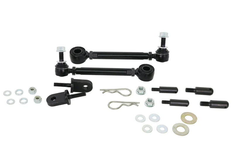 Whiteline 98-06 Jeep Wrangler Front Sway Bar Link Kit - Side View