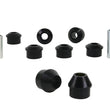 Load image into Gallery viewer, Whiteline Mazda 3/81-12/85 323 BD FWD / 10/85-4-90 323 BF Rear Trailing Arm Lower Fr&amp;Rr Bushing Kit - Installation View