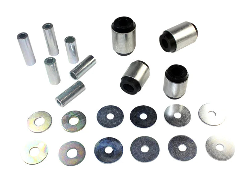 Whiteline Plus 02-09 Lexus GX470 / 06+ Toyota FJ Cruiser Fr C/A - Lwr Inner Front & Rear Bushing Kit - Side View