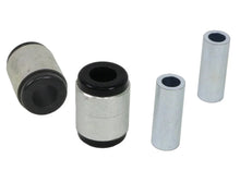 Load image into Gallery viewer, Whiteline Plus 03-06 EVO 8/9 Rear Lower Control Arm Shock Bushing Kit - Side View