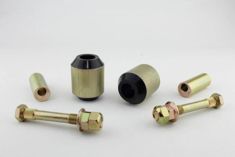 Whiteline Plus 04/91-05/01 BMW 3 Series Rear Lower/Upper Outer Control Arm Bushing Kit (Camber Adj) - Installation View