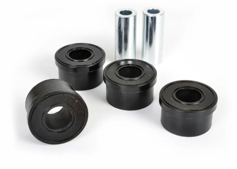 Whiteline Plus 05+ BMW 1 Series/3/05-10/11 3 Series Rear Control Arm - Lower Inner Bushing Kit - Installation View
