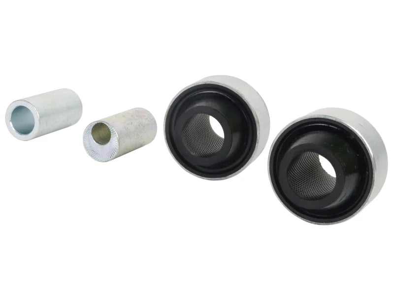 Whiteline Plus 10/08+ Mitsubishi Lancer CJ Anti-Lift/Caster Fr C/A - Lwr Inner Rear Bushing Kit - Side View