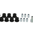Load image into Gallery viewer, Whiteline Plus 10/89-8/94 Mazda 323 BG Astina / Familia Rear Inner &amp; Outer Control Arm Bushing Kit - Side View