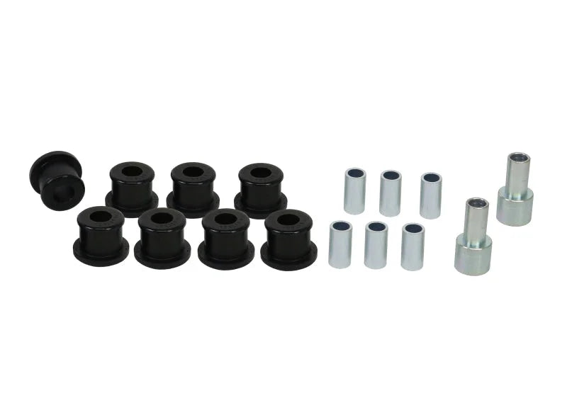 Whiteline Plus 10/89-8/94 Mazda 323 BG Astina / Familia Rear Inner & Outer Control Arm Bushing Kit - Side View