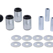 Load image into Gallery viewer, Whiteline Plus 12/05+ Nissan Pathfinder / XTerra Front Lower Inner Control Arm Bushing Kit - Side View