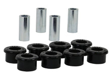 Load image into Gallery viewer, Whiteline Plus 1/90-02 Nissan Skyline Rear Radius Arm - Upper Inner &amp; Outer Bushing Kit - Main Product View