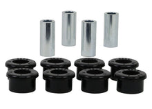 Load image into Gallery viewer, Whiteline Plus 1/90-02 Nissan Skyline Rear Radius Arm - Upper Inner &amp; Outer Bushing Kit - Detail View