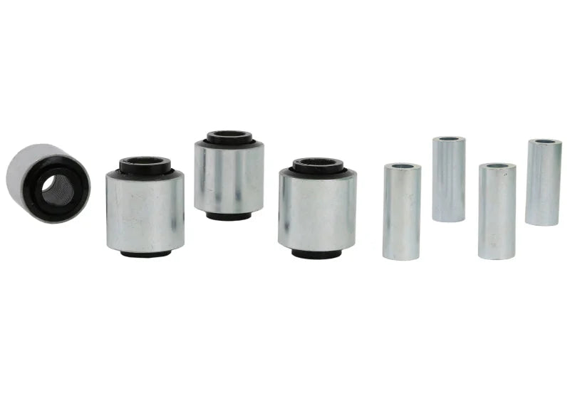 Whiteline Plus 5/95-03 Infiniti QX4 / 8/86-8/95 Pathfinder Rear Trailing Arm - Upper & Lwr Bushing - Installation View