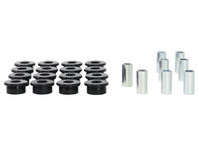 Load image into Gallery viewer, Whiteline Plus 6/94-7/98 Legacy / 4/93-06 Impreza Rear Control Arm Bushing Kit - Installation View