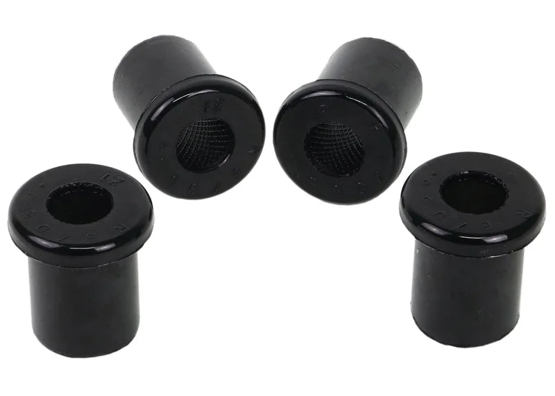Whiteline Plus 83-01 Mitsubishi Montero Rear Spring - Eye Rear Bushing - Back View