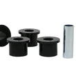 Load image into Gallery viewer, Whiteline Plus 86-11/05 Toyota Frontier / 2/97-11/05 XTerra Rear Spring - Eye Front Bushing - Installation View