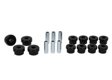 Load image into Gallery viewer, Whiteline Plus 88-00 Honda Civic / 88-9/95 CRX Rear Control Arm - Lower Inner &amp; Outer Bushing Kit - Side View