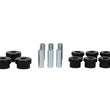 Load image into Gallery viewer, Whiteline Plus 88-00 Honda Civic / 88-9/95 CRX Rear Control Arm - Lower Inner &amp; Outer Bushing Kit - Detail View