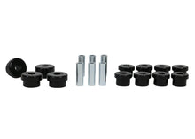 Load image into Gallery viewer, Whiteline Plus 88-00 Honda Civic / 88-9/95 CRX Rear Control Arm - Lower Inner &amp; Outer Bushing Kit - Detail View