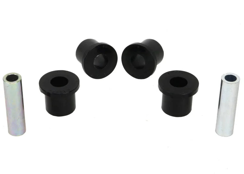 Whiteline Plus 97-05 Nissan Frontier D22 2WD Rear Spring Eye and Shackle Bushing - Side View