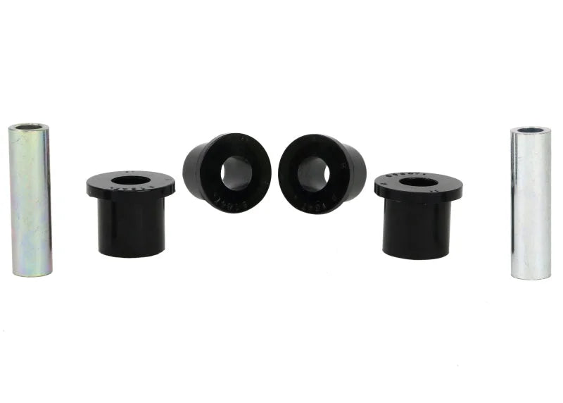 Whiteline Plus 97-05 Nissan Frontier D22 2WD Rear Spring Eye and Shackle Bushing - Detail View
