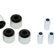Load image into Gallery viewer, Whiteline Plus 9/89-8/09 Subaru Legacy Rear Control Arm Lower Front Inner &amp; Outer Bushing Kit - Side View