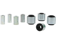 Load image into Gallery viewer, Whiteline Plus BMW 05+ 1 Ser/3/05-10/11 3 Ser Front Control Arm - Upper Inner &amp; Outer Bushing Kit - Main Product View